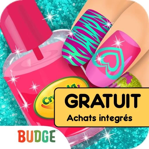 Les ongles en folie Crayola tablette ipad android kindle