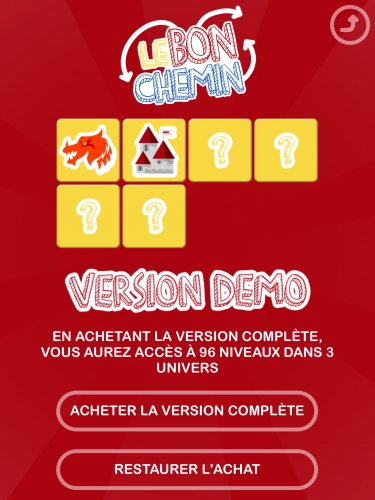 jeu éducatif Le bon chemin