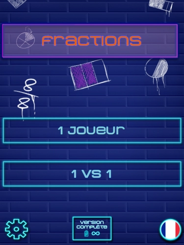 jeu éducatif Fractions challenge