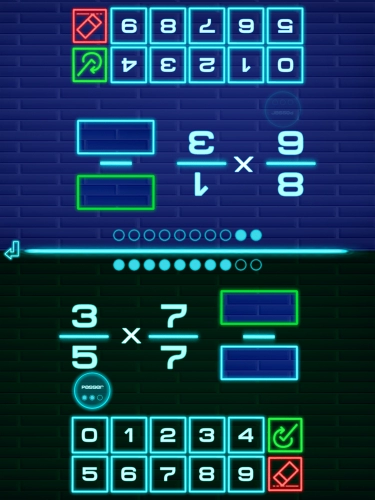 jeu éducatif Fractions challenge