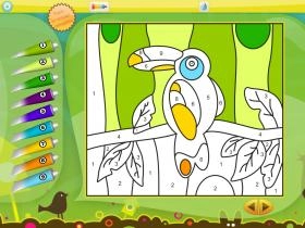 jeu éducatif Coloriages Magiques - Animaux