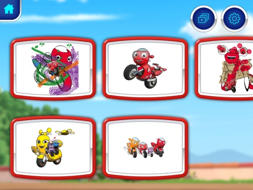 jeu éducatif Ricky Zoom™: Paintbox