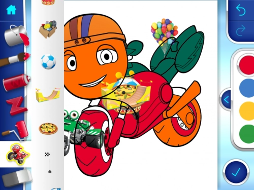 jeu éducatif Ricky Zoom™: Paintbox