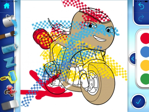 jeu éducatif Ricky Zoom™: Paintbox