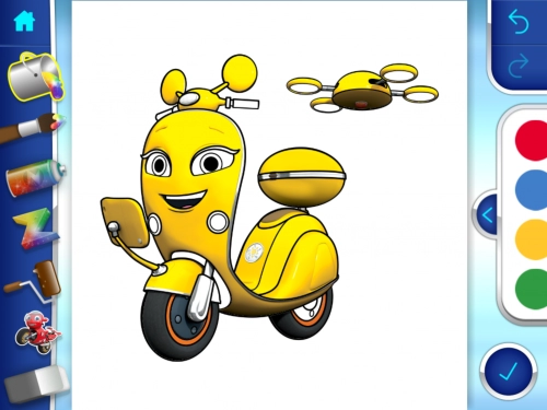 jeu éducatif Ricky Zoom™: Paintbox