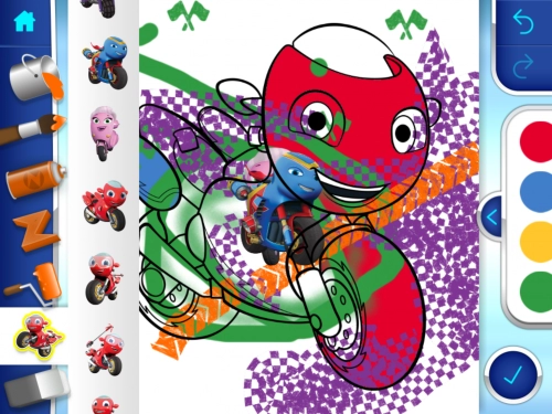 jeu éducatif Ricky Zoom™: Paintbox