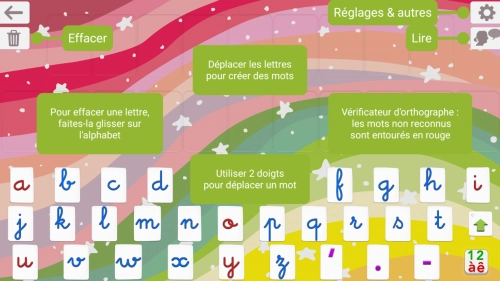 jeu éducatif La magie des mots - lecture et orthographe