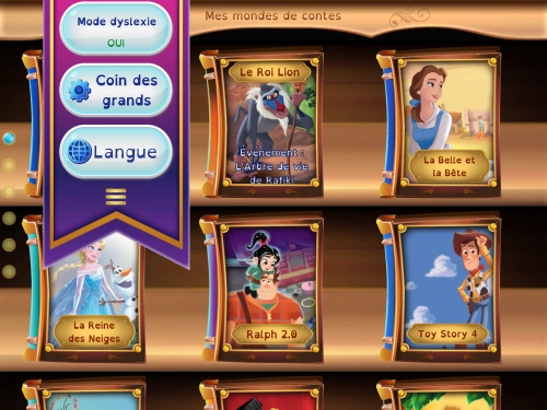 jeu éducatif Disney Story Realms
