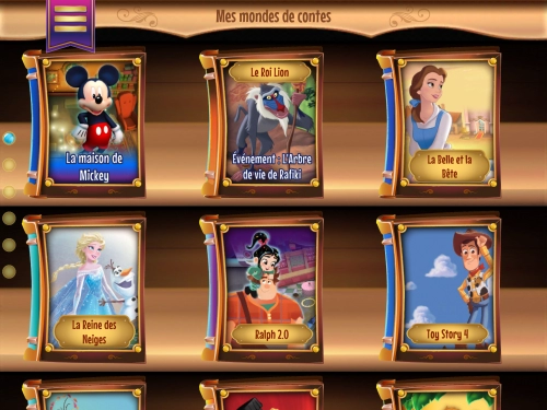 jeu éducatif Disney Story Realms