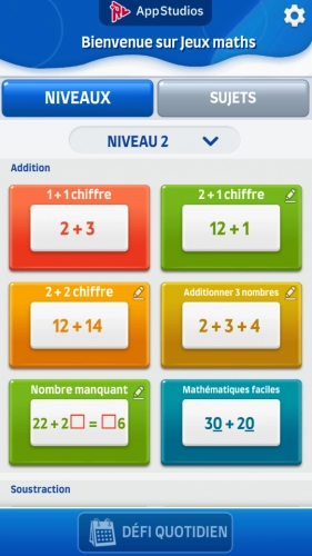 jeu éducatif Jeux maths - Apprenez + - x