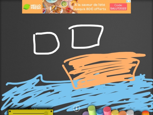 jeu éducatif Ardoise pour dessiner