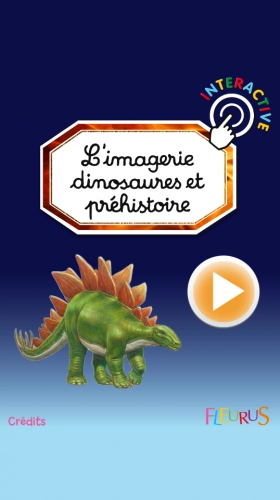 jeu éducatif L'imagerie dinosaures et préhistoire interactive