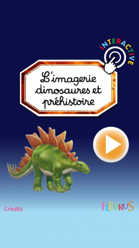 jeu éducatif L'imagerie dinosaures et pràhistoire interactive