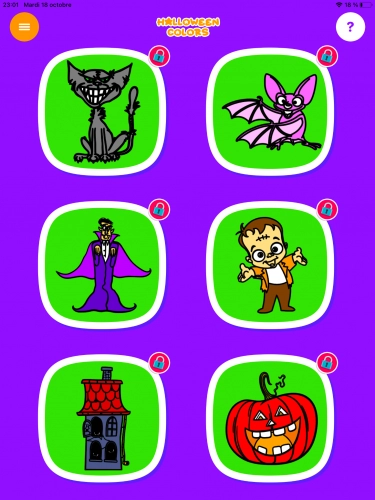 jeu éducatif Coloriage enfant Halloween