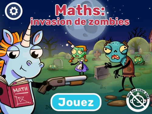 jeu éducatif Jeux de maths : Zombies