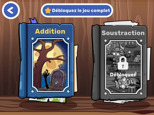 jeu éducatif Jeux de maths : Zombies