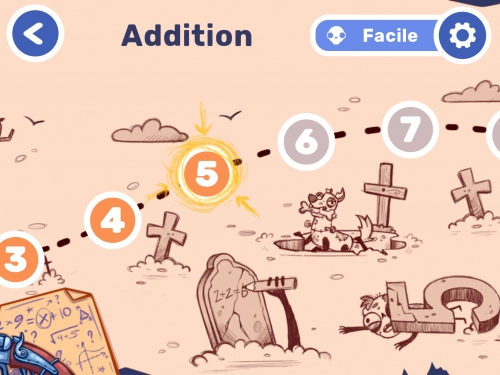 jeu éducatif Jeux de maths : Zombies