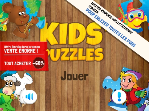 jeu éducatif Puzzle pour enfants 