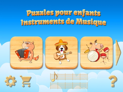 jeu éducatif Instruments de Musique Puzzle