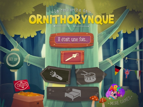 jeu éducatif Ornithorynque: histoire enfant