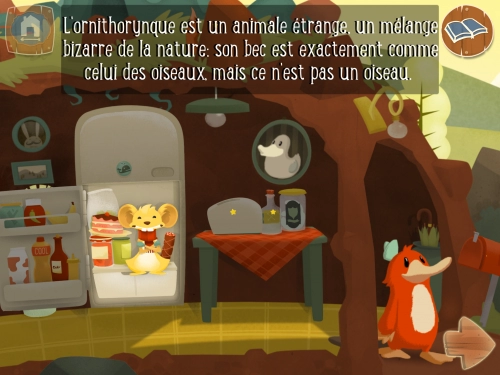 jeu éducatif Ornithorynque: histoire enfant