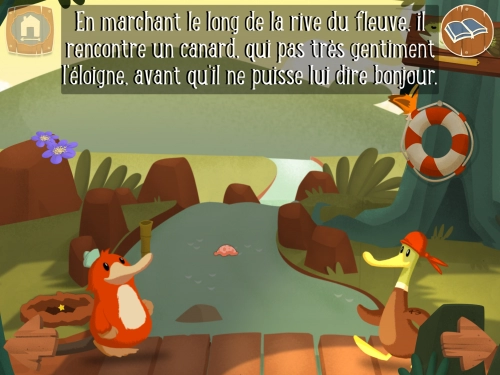 jeu éducatif Ornithorynque: histoire enfant