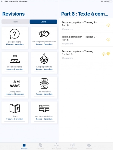 jeu éducatif TOEIC tests : contenu officiel