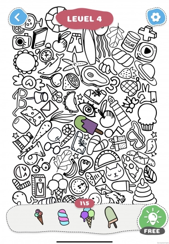 jeu éducatif Hidden Doodles