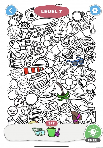 jeu éducatif Hidden Doodles