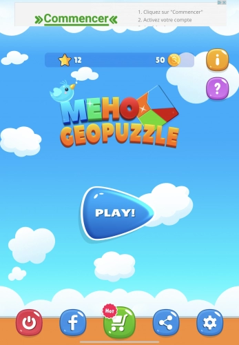 jeu éducatif Meho Geopuzzle