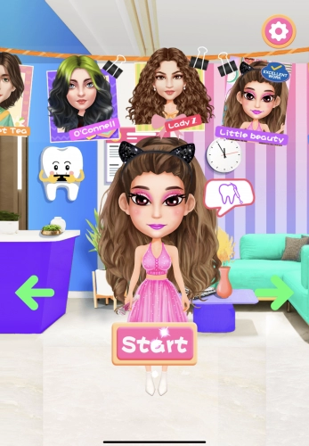 jeu éducatif Celebrity Dentist Care