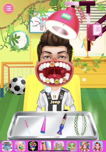 jeu éducatif Celebrity Dentist Care