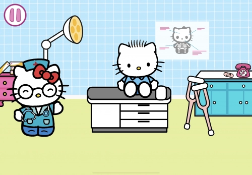 jeu éducatif Hello Kitty: Hôpital d'enfants