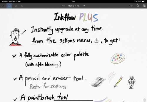 jeu éducatif Inkflow Visual Notebook