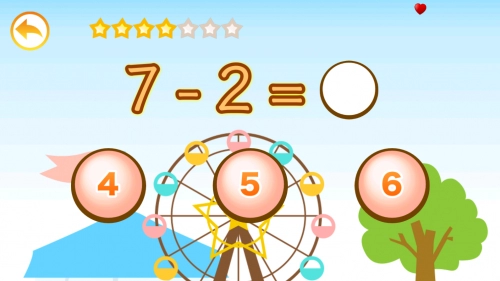 jeu éducatif Math for kids! Add & Subtract