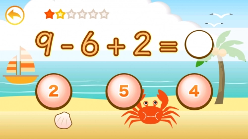 jeu éducatif Math for kids! Add & Subtract