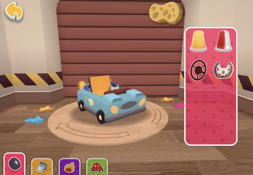 jeu éducatif Puppy Cars