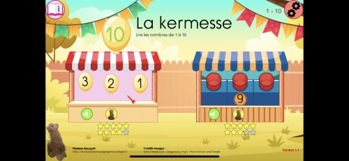 jeu éducatif La kermesse