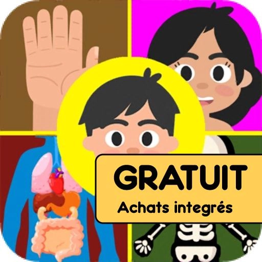 Parties du corps pour les enfants tablette ipad android kindle