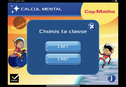 jeu éducatif Cap math cycle 3 