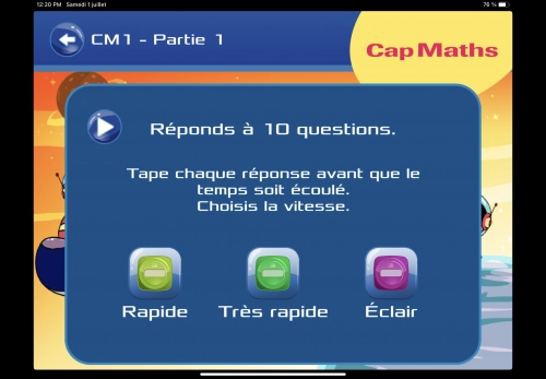 jeu éducatif Cap math cycle 3 