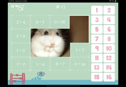 jeu éducatif Exercice de math CP CE1 CE2