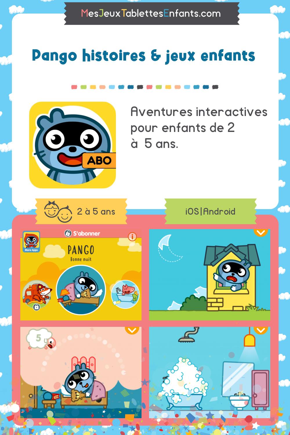 Pango histoires & jeux enfants sur iphone et android - Jeux et ...